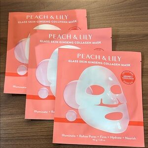 Glass Skin Ginseng Collagen Mask - Coral